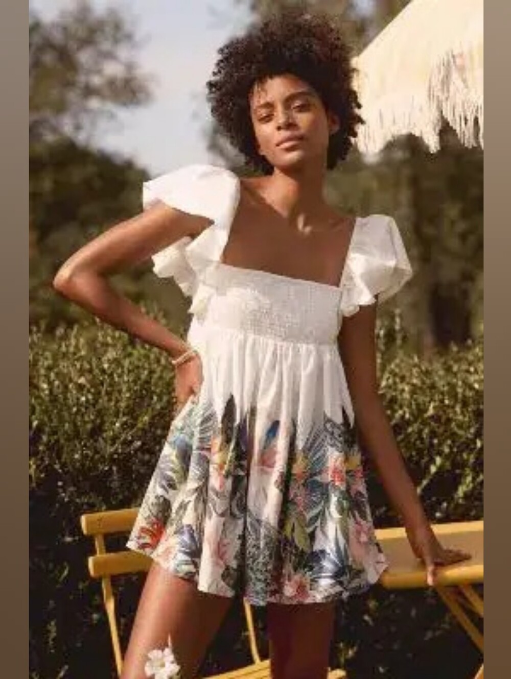 By Anthropologie Floral Dress